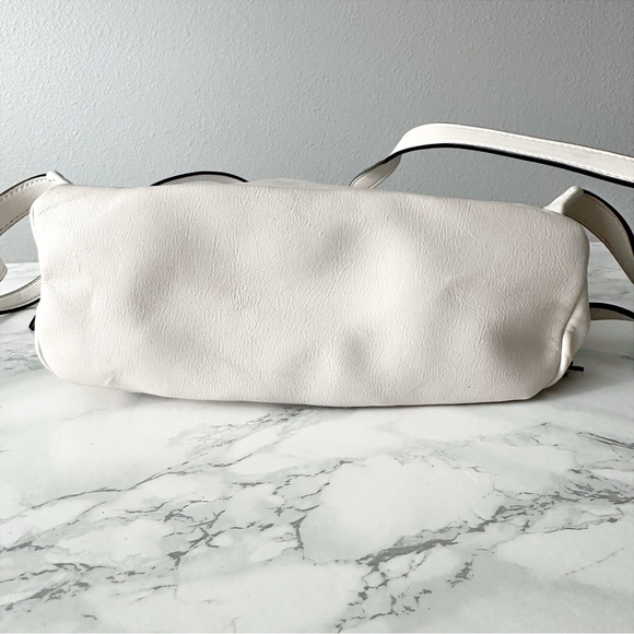 Simply Vera by Vera Wang White Faint Gray Faux Leather Mini Backpack - Picture 9 of 11